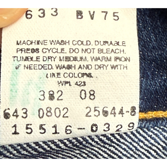 Vintage Levis 515 Jeans Women 14 Blue Bootcut Lower Rise Measures 34X32 2002 USA - Picture 7 of 9